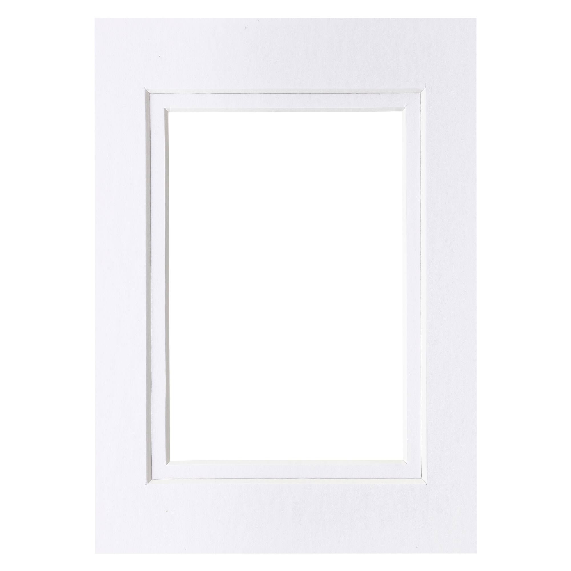 5" x 7" White Double Mat by Studio Décor®, 3" x 5" Opening Size
